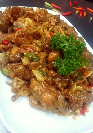 Foto resep Ayam Goreng Bumbu Rujak 