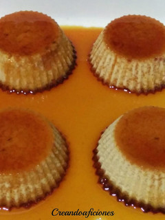Una foto de Flan de turrón de Jijona
