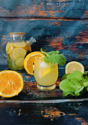 Zdjęcie przepisu Mocno cytrusowa lemoniada.