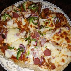 A picture of Sausage pizza.