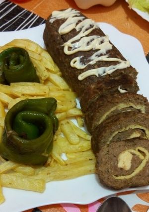 صورة لوصفة رولى اللحم بالبيض والجبن