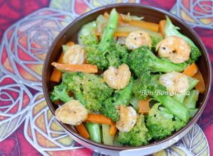 Hình của món Bông Cải Xào Tôm.