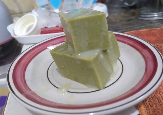 Resep Puding Roti Greentea Simple, Lezat Sekali