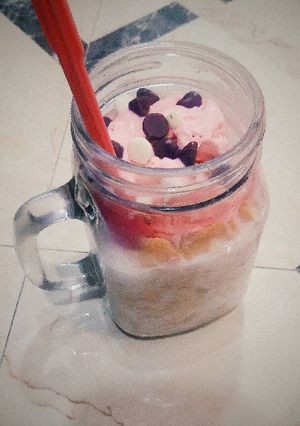 صورة لوصفة آيس كريم بالكورن فليكس 🍨😍