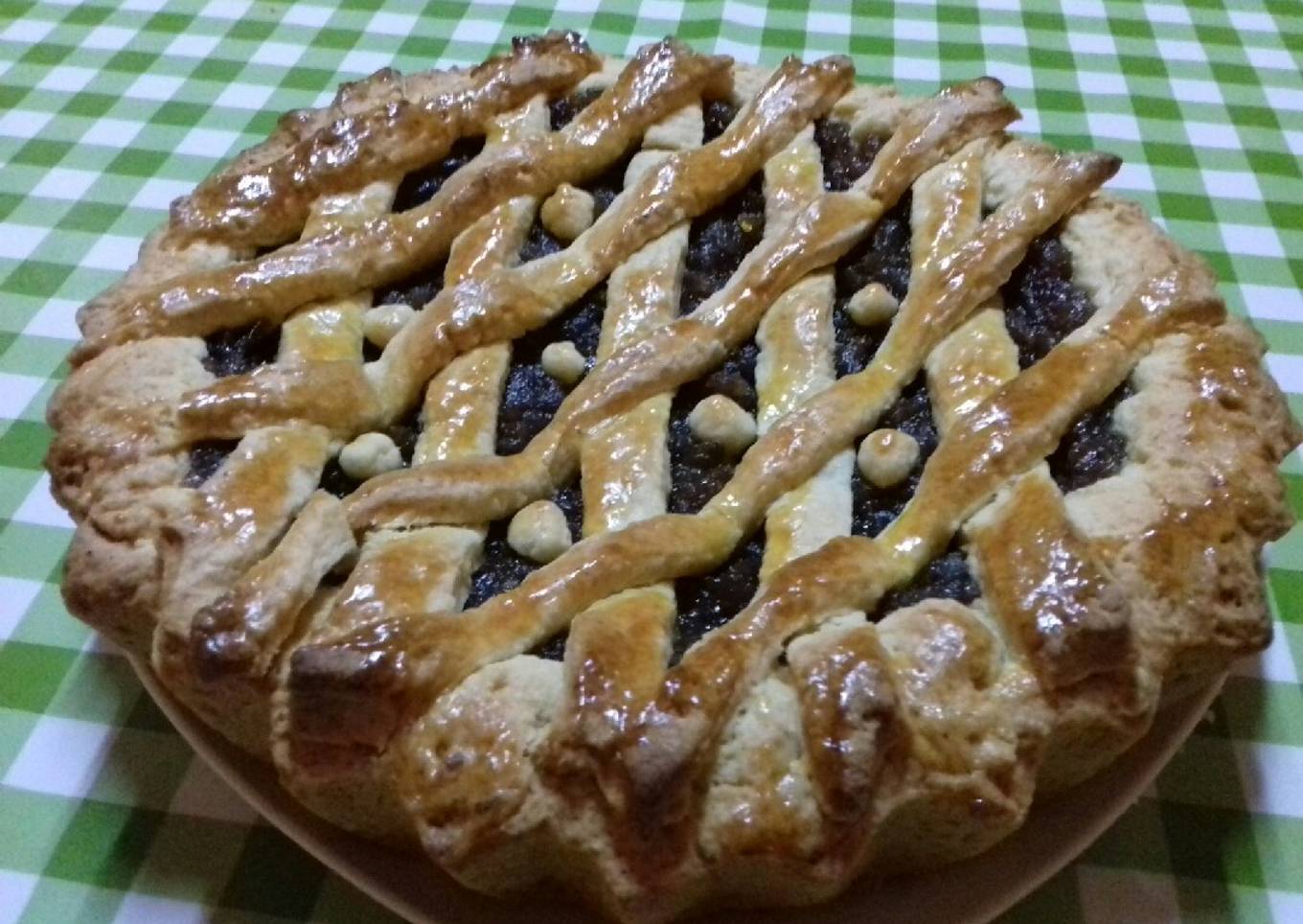 Pasta frola de dulce de batata con chocolate 😍