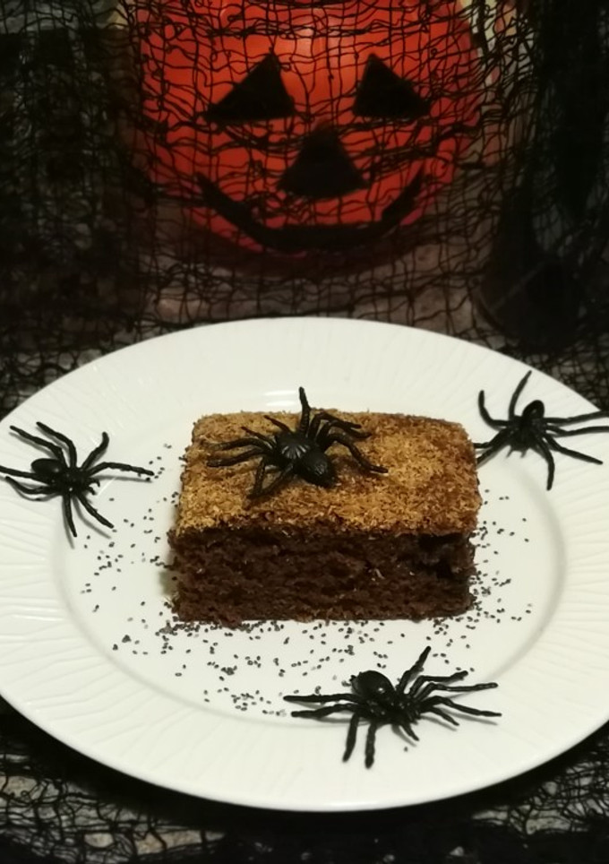 Una foto de Negrita con cacao puro y mermelada