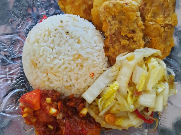 Resep Nasi liwet teri medan Anti Gagal