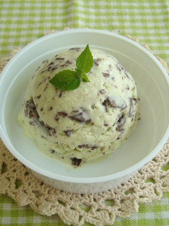 A picture of Chocolate Mint Ice Cream.