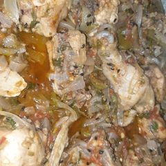 A picture of Achar gosht (achari chicken).