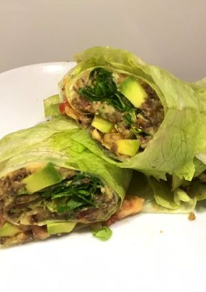 Una foto de Enrollado de lechuga 🥬🥗🧆