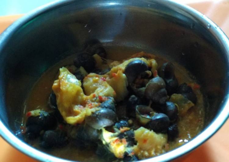 Liling/tutug kuah durian, masakan Baturaja sumatera selatan