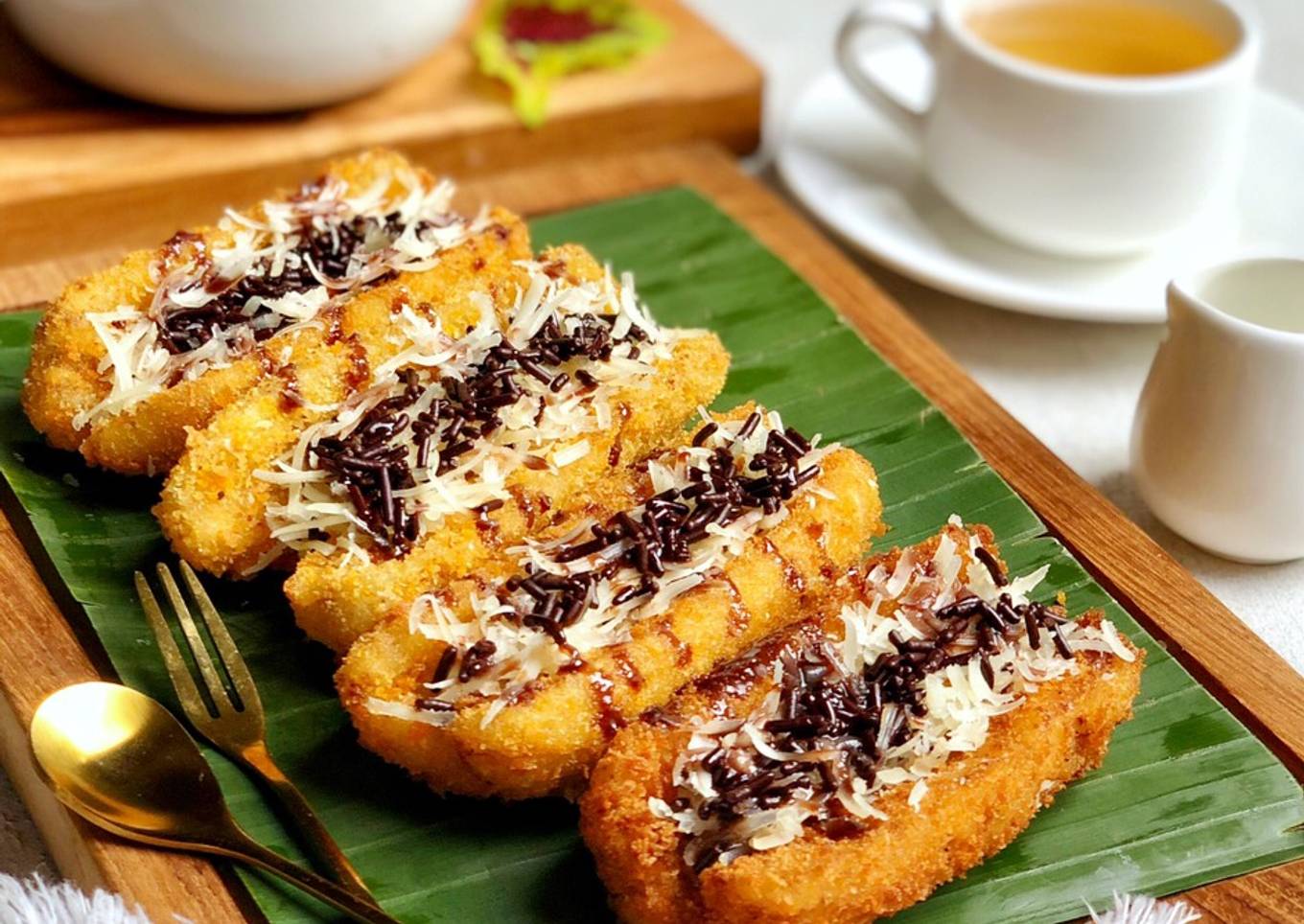 Pisang Goreng Coklat Keju