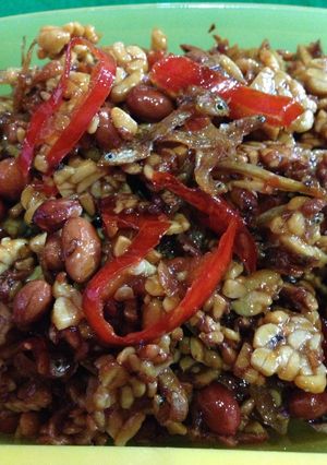 Foto resep Kering tempe teri kacang