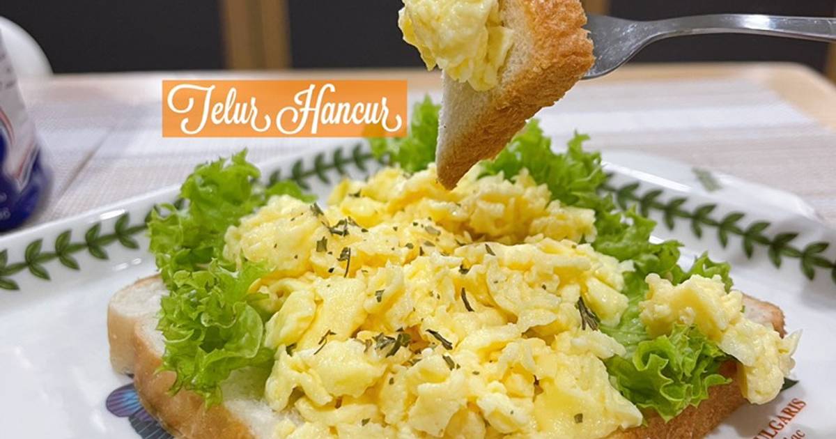 Resipi Telur Hancur Oleh Mahadiah Cookpad