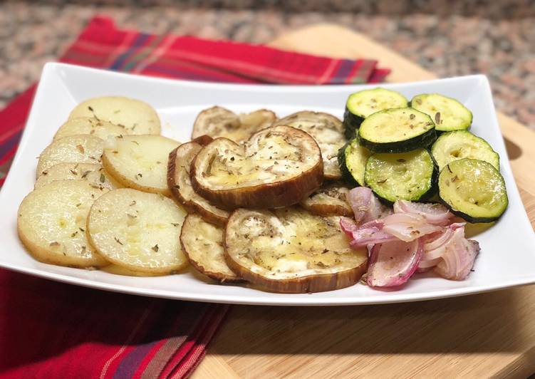 Verduras al horno, cena de primera!
