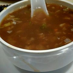 A picture of Veg manchow soup.