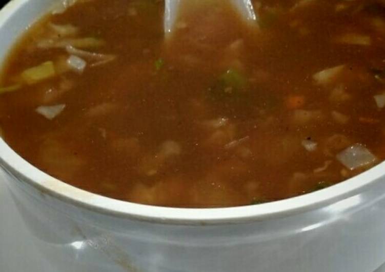 Veg manchow soup