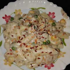 A picture of Cheese pasta.