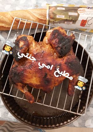 صورة لوصفة دجاج مشوي على الفحم