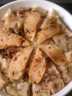 A picture of Sweet Apple Bread Pudding.