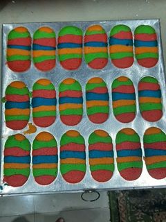 Foto resep Lidah kucing rainbow
