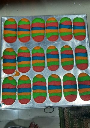 Foto resep Lidah kucing rainbow