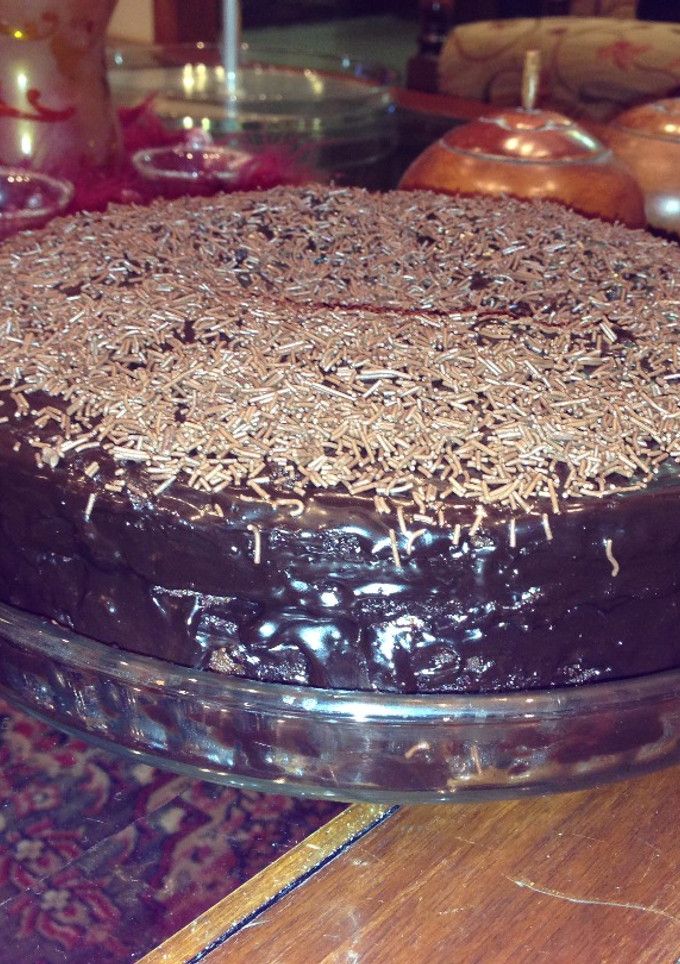 Una foto de Pastel de chocolate