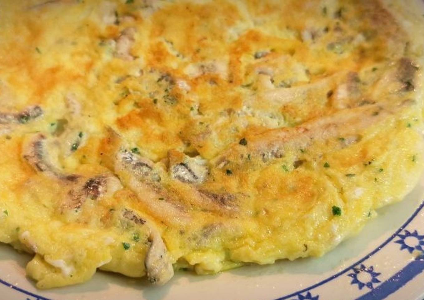 Tortilla de Boquerones frescos
