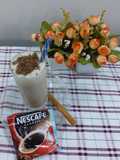 Cinnamon chocolate cold coffee shake