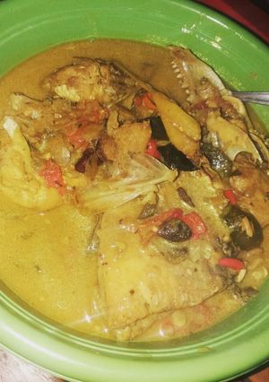 Foto resep Gulai kepala kakap no santan 😊