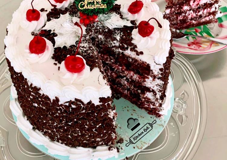dari awal hingga akhir Menyiapkan Black Forest Cake (Clasic Cake) Anti Gagal
