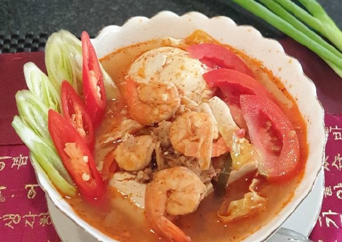 Resep 10 Sup Tahu Sutra Ala Korea Sundubu Jjigae Oleh Ibu Endah Cookpad