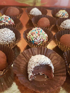Una foto de Trufas de chocolate