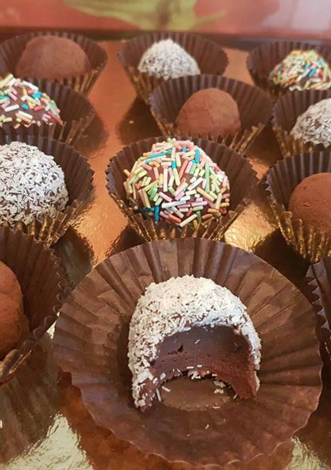 Una foto de Trufas de chocolate
