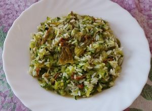 Foto di Risotto alle zucchine e fiori di zucca