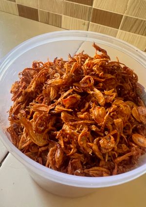 Foto resep Bawang Goreng Renyah Garing TIPS