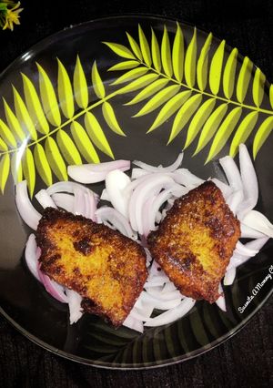 A picture of Masala tilapia fish fry.