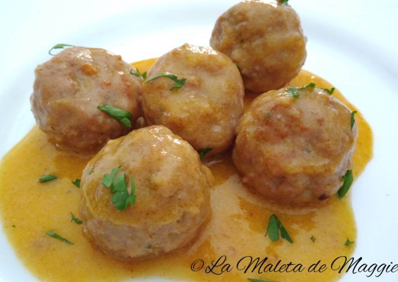 Albóndigas al curry
