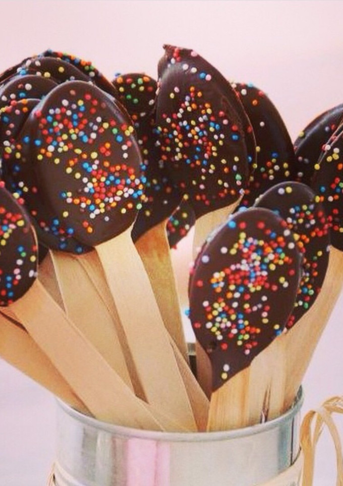 Una foto de Cucharitas chocolate