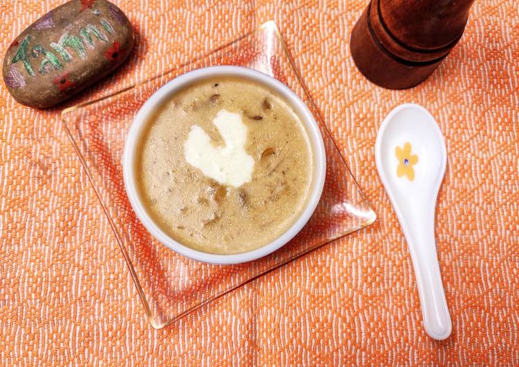 Simple Way to Prepare Award-winning 15 Minute Cream of Mushroom Soup