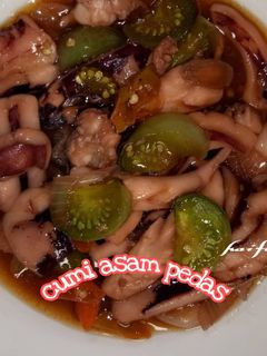 Foto resep Cumi asam pedas