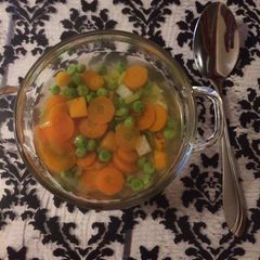 A picture of Vegetable soup.