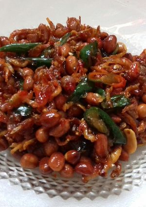 Foto resep Tumis Teri Cabe ijo