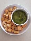 Easy Mint Dip & Fried Tofu
