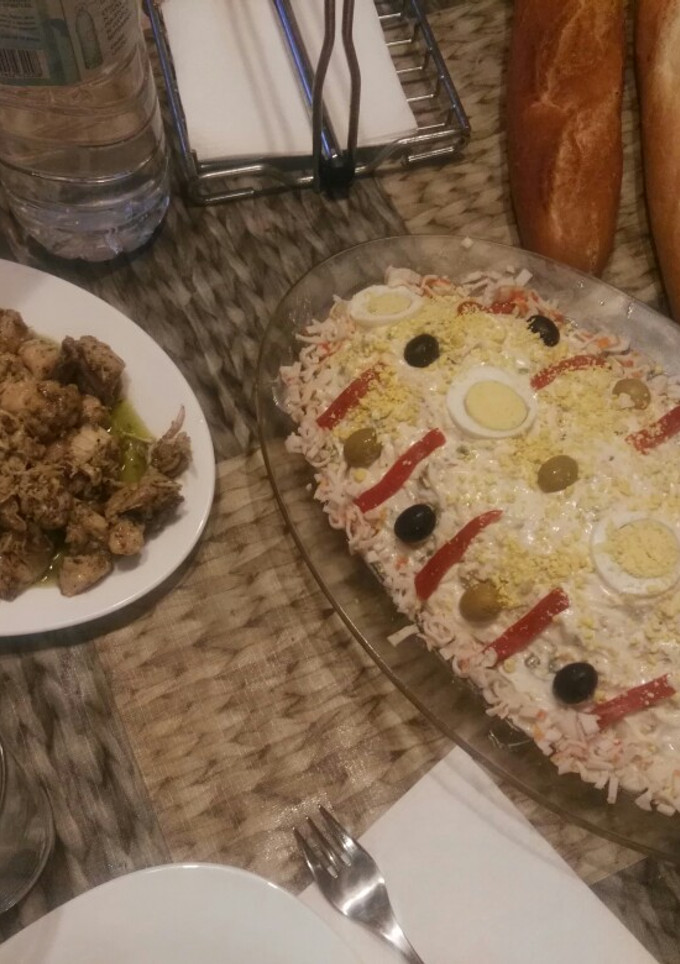 Una foto de Ensaladilla cangrejo