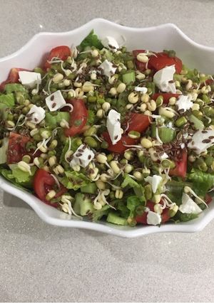 عکسی از دستور سالاد خوشمزه و رژیمی