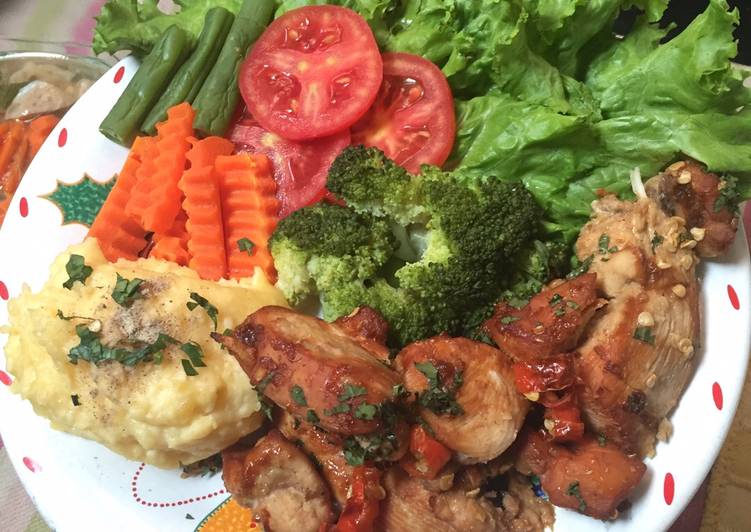 Resep Ayam Panggang Diet Ala2 Lagehh Oleh Mommy Kikan Cookpad