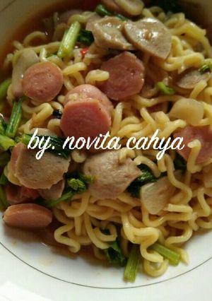 Foto resep Mie burung dara kuah sederhana