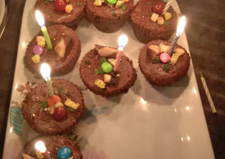 Steps to Prepare Perfect Chocolate nuts muffins