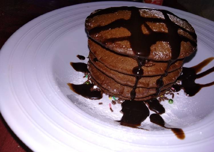 Cara bikin Choco pancake (no mixer)  yang Sempurna